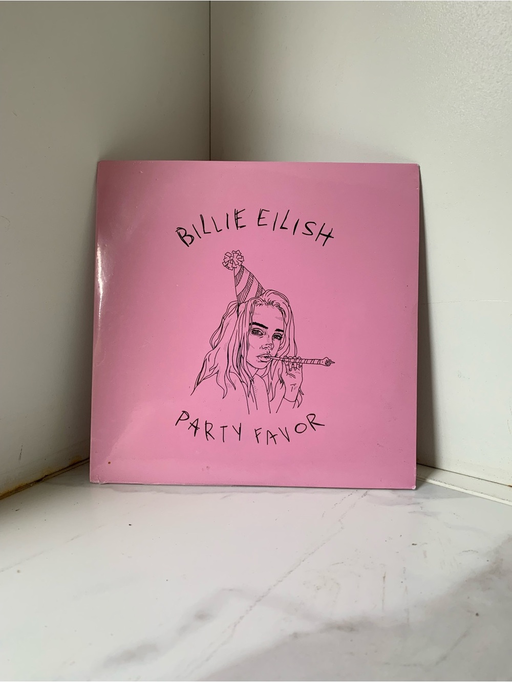 Billie Eilish "Party Favor" Pink Vinyl Cover